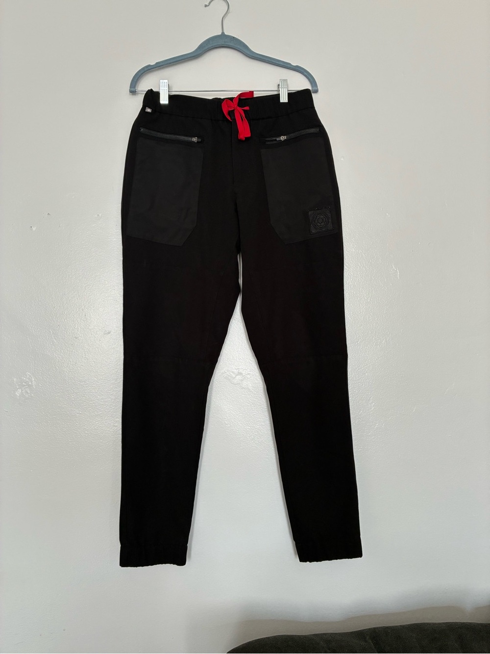 FIGS Star Wars Edition Black and Red Drawstring Pants